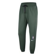 Мужские брюки Nike НБА Therma Flex Milwaukee Bucks Showtime - Зеленый