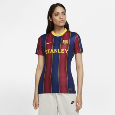 Женское футбольное джерси из домашней формы ФК «Барселона» Women 2020/21 Stadium - Синий Nike
