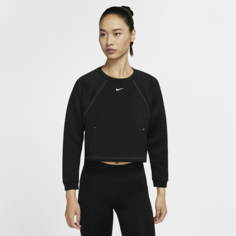 Женский флисовый свитшот Nike Pro - Черный