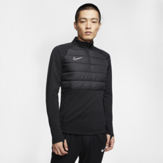 Мужская футболка для футбольного тренинга Nike Dri-FIT Academy Winter Warrior - Черный