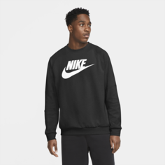 Мужской флисовый свитшот Nike Sportswear - Черный