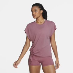 Женская футболка с коротким рукавом для тренинга Nike Dri-FIT - Розовый