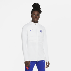 Мужская куртка для футбольного тренинга с мягкой вставкой Chelsea FC Strike Winter Warrior - Белый Nike