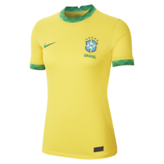 Женское футбольное джерси из домашней формы сборной Бразилии 2020 Stadium - Желтый Nike