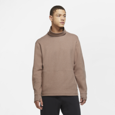 Мужская футболка с длинным рукавом для тренинга Nike Dri-FIT - Коричневый