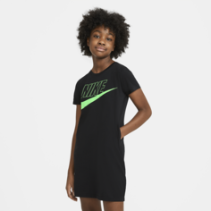 Платье-футболка для девочек школьного возраста Nike Sportswear - Черный