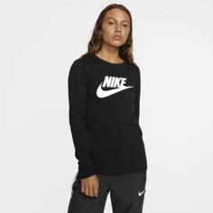 Женская футболка с длинным рукавом Nike Sportswear - Черный
