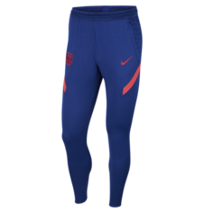 Мужские трикотажные футбольные брюки FC Barcelona Strike - Синий Nike