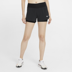 Женские беговые шорты 2 в 1 Nike Eclipse - Черный