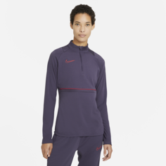 Женская футболка для футбольного тренинга Nike Dri-FIT Academy - Пурпурный