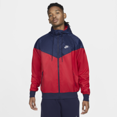 Мужская куртка с капюшоном Nike Sportswear Windrunner - Красный