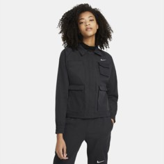 Женская куртка из тканого материала Nike Sportswear Swoosh - Черный