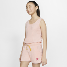 Комбинезон для девочек школьного возраста Nike Sportswear Heritage - Розовый