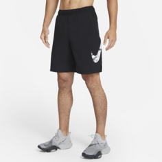 Мужские шорты с камуфляжной графикой для тренинга Nike Flex - Черный