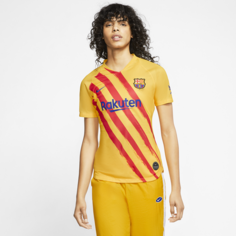 Женское футбольное джерси FC Barcelona Stadium Fourth - Желтый Nike