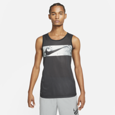 Мужская майка с камуфляжным принтом и логотипом Swoosh для тренинга Nike Legend - Черный