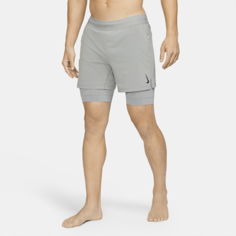 Мужские шорты 2 в 1 Nike Yoga - Серый