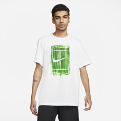 Мужская теннисная футболка с графикой NikeCourt - Белый