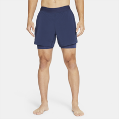 Мужские шорты 2 в 1 Nike Yoga - Синий