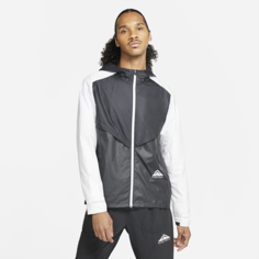 Мужская куртка для трейлраннинга Nike Windrunner - Черный