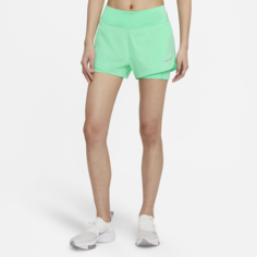 Женские беговые шорты 2 в 1 Nike Eclipse - Зеленый