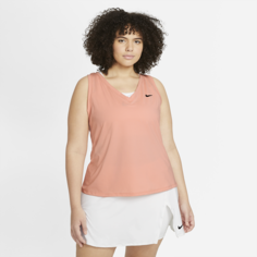 Женская теннисная майка NikeCourt Victory (большие размеры) - Оранжевый