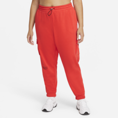 Женские брюки Nike Sportswear Swoosh (большие размеры) - Красный