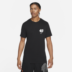 Мужская баскетбольная футболка Nike Dri-FIT KD Logo - Черный
