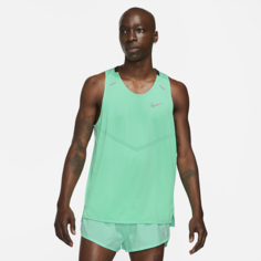 Мужская беговая майка Nike Dri-FIT Rise 365 - Зеленый