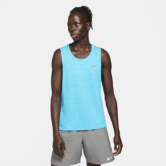 Мужская беговая майка Nike Dri-FIT Miler - Синий