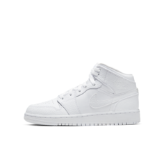 Кроссовки для школьников Air Jordan 1 Mid - Белый Nike