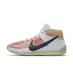 Баскетбольные кроссовки с индивидуальным дизайном KD13 By You - Розовый Nike