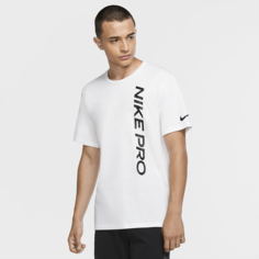 Мужская футболка с коротким рукавом Nike Pro - Белый