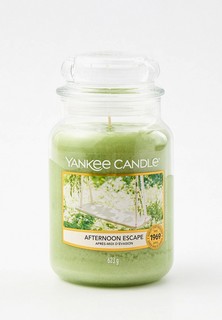Свеча ароматическая Yankee Candle в стеклянной банке, "Райский сад" Afternoon Escape, 623 г / 110-150 часов