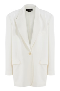 Белый объемный жакет Isabel Marant