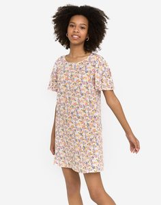 Платье мини с цветочным принтом Gloria Jeans