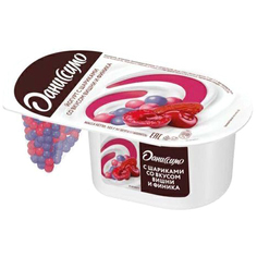 Йогурт Даниссимо Фантазия с хрустящими шариками со вкусом вишни и финика 105 г