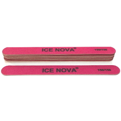 Ice Nova, Пилка для ногтей, розовая, 150/150, 10 шт.