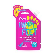 7 Days, Пилинг-скатка Happy Feet, Miracle Feet, 25 г