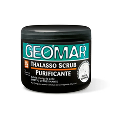 Geomar, Талассо-скраб с черной солью для тела, 600 г