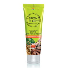 Green Planet, Крем-скраб «Кофе и кунжутное масло», 90 мл