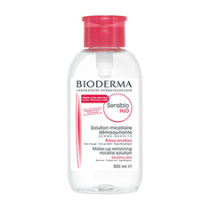 Bioderma, Мицеллярная вода Sensibio H20, с помпой, 500 мл