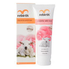 Rebirth, Крем для рук Placenta Wild Rose, 75 мл