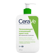 CeraVe, Увлажняющий очищающий крем-гель для лица и тела, 473 мл