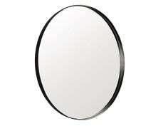 Настенное зеркало гала 70*70 (simple mirror) черный 4 см.