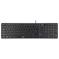 Клавиатура проводная Genius SlimStar 126 Black SlimStar 126 Black