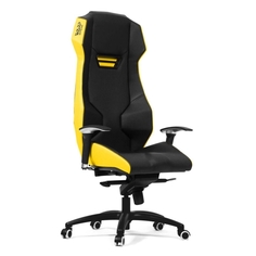 Кресло компьютерное игровое WARP Ze Black/Yellow (WZ-2YTE)