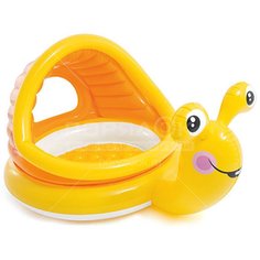 Бассейн надувной Intex Улитка 57124NP, 102х145х74 см