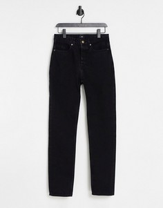 Черные свободные джинсы River Island-Черный цвет