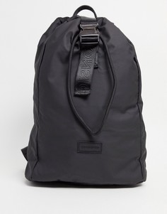 Рюкзак с пряжкой и затягивающимся шнурком Consigned-Черный цвет